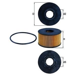 Mahle Oil Filter OX191D
