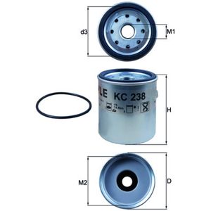 Mahle Fuel Filter KC238D