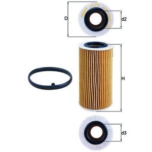 Mahle Oil Filter OX370D1