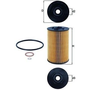 Mahle Oil Filter OX150D