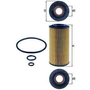 Mahle Oil Filter OX179D