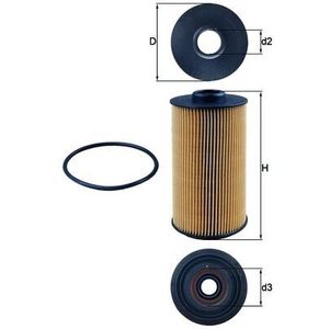 Mahle Oil Filter OX152/1D