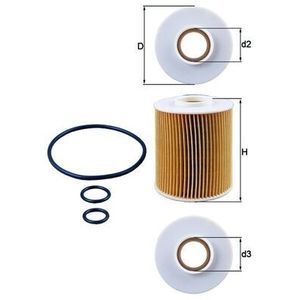 Mahle Oil Filter OX163/4D