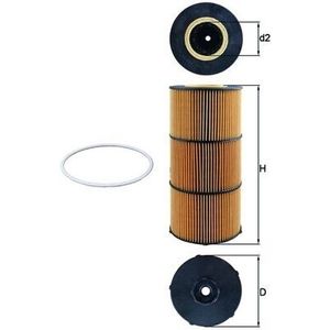 Mahle Oil Filter OX832D
