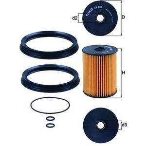 Mahle Fuel Filter In tank KX504D