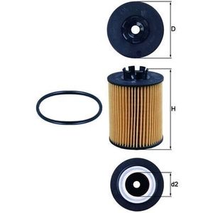 Mahle Oil Filter OX173/2D