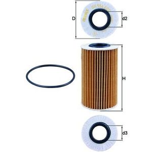Mahle Oil Filter OX554D1