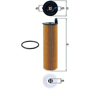 Mahle Oil Filter OX823/6D