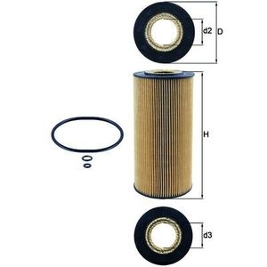 Mahle Oil Filter OX123/1D