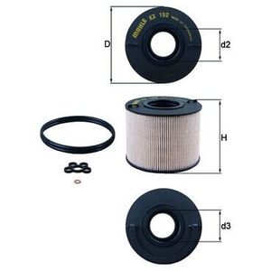 Mahle Fuel Filter KX192D