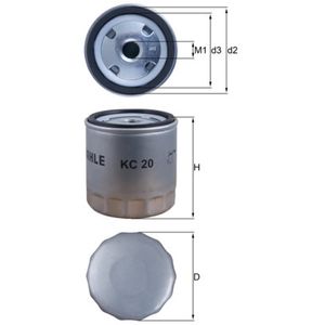 Mahle Fuel Filter KC20