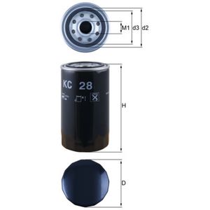 Mahle Fuel Filter KC28