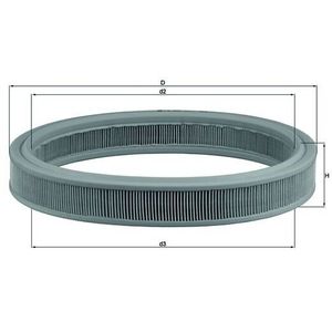 Mahle Air Filter LX332