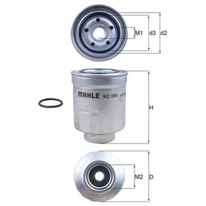 Mahle Fuel Filter KC389D
