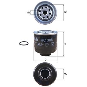 Mahle Fuel Filter KC388D