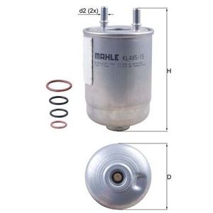 Mahle Fuel Filter KL485/15D