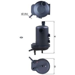 Mahle Fuel Filter KL633D