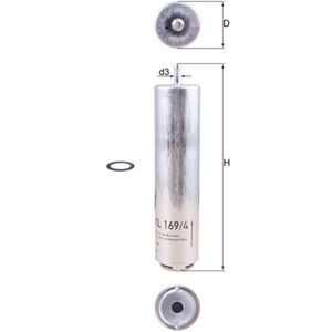 Mahle Fuel Filter KL169/4D