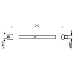 Bosch Brake Hose 1987476002
