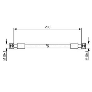 Bosch Brake Hose 1987476062