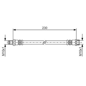 Bosch Brake Hose 1987476083