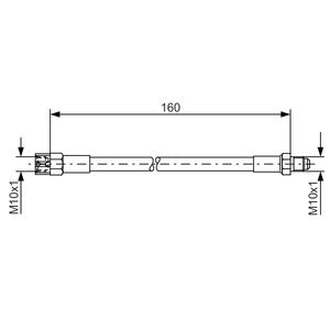 Bosch Brake Hose 1987476230