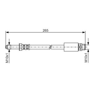 Bosch Brake Hose 1987476359