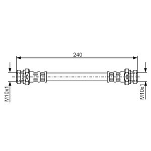 Bosch Brake Hose 1987476395