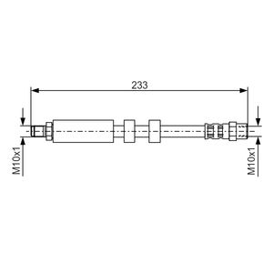 Bosch Brake Hose Rear 1987476418