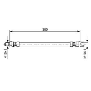 Bosch Brake Hose 1987476439