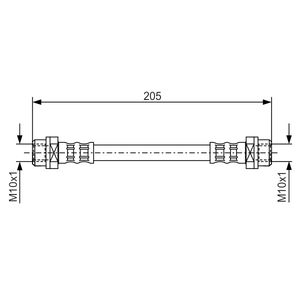 Bosch Brake Hose 1987476477