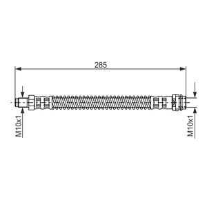 Bosch Brake Hose Rear 1987476841