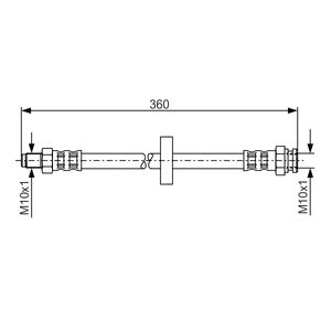 Bosch Brake Hose 1987481017