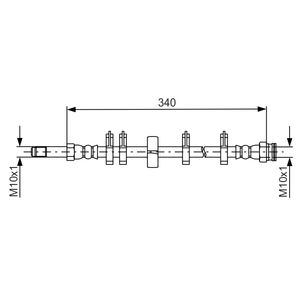 Bosch Brake Hose 1987481667