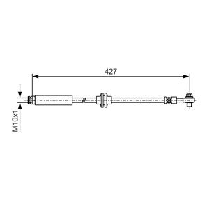 Bosch Brake Hose Front 1987481A47