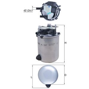 Mahle Fuel Filter KL1027