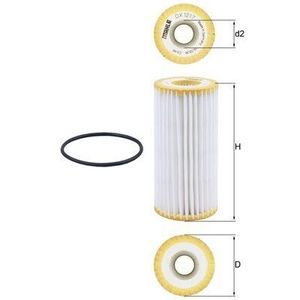 Mahle Oil Filter OX1217D