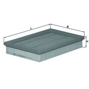 Mahle Air Filter LX1661