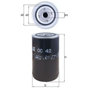 Mahle Oil Filter OC42