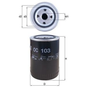 Mahle Oil Filter OC103