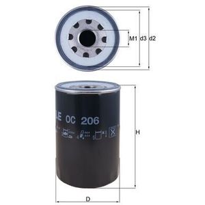 Mahle Oil Filter OC206