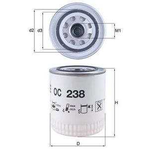 Mahle Oil Filter OC238