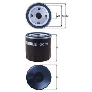 Mahle Oil Filter OC21