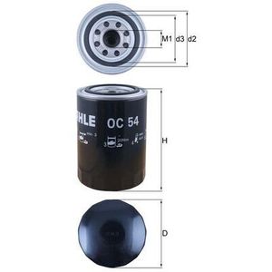 Mahle Oil Filter OC54