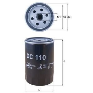 Mahle Oil Filter OC110
