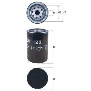 Mahle Oil Filter OC120