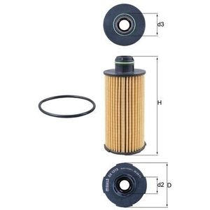 Mahle Oil Filter OX1219D