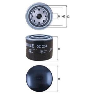 Mahle Oil Filter OC204