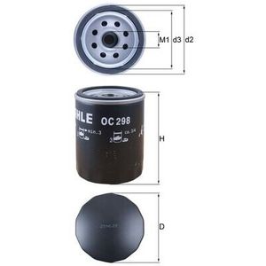 Mahle Oil Filter OC298