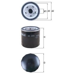 Mahle Oil Filter OC473